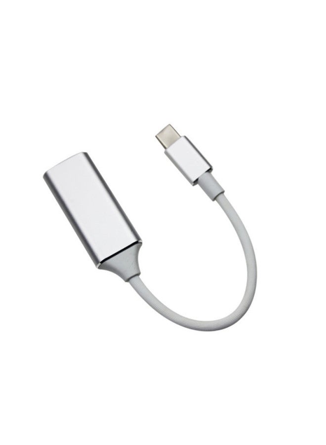 Manufacturers Supply Type To HdTV HD 4K Converter USB3.1 To HDTV Mobile TV With Screen Line-Color:Silver - Image 1