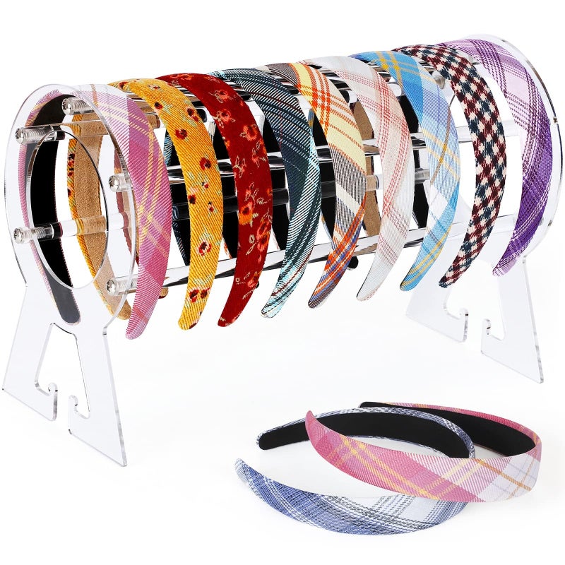 Suneerplay Headband Holder Clear, Acrylic Headband Organizer, Headband Holder Organizer, Headband Display Stand, Headband Storage Stand, Hairband Stand for Women and Girls - Image 1