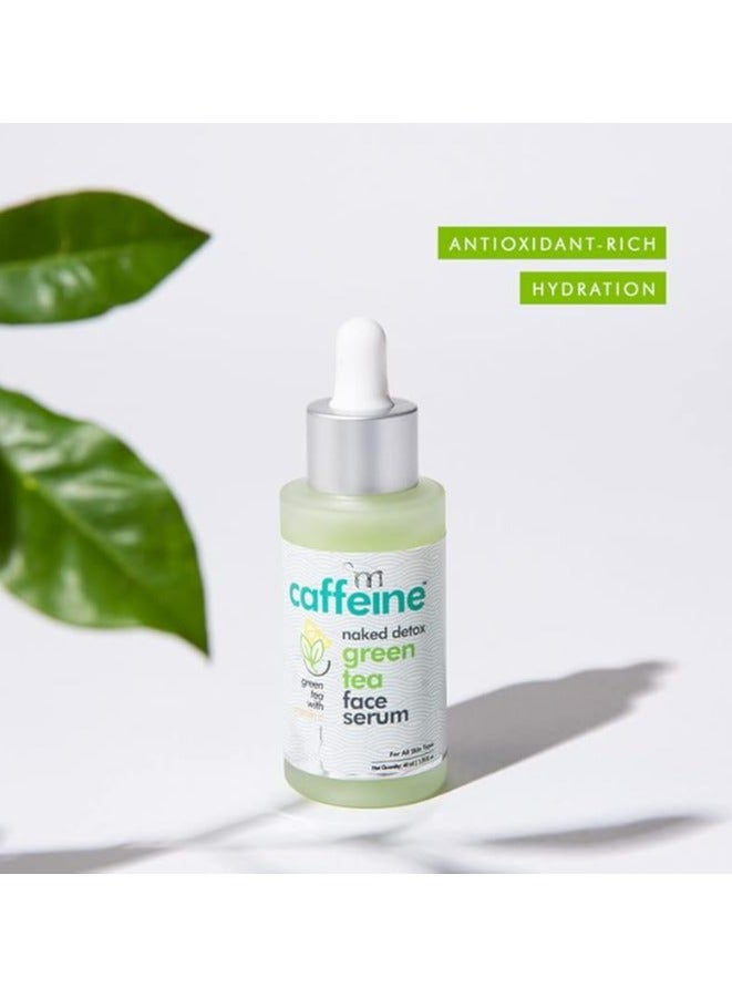 MCaffeine MCaffeine Naked Detox Green Tea Face Serum with Vitamin C & Hyaluronic Acid | Paraben & Mineral Oil-Free | Deep Hydration for All Skin Types (40ml)  - Image 4