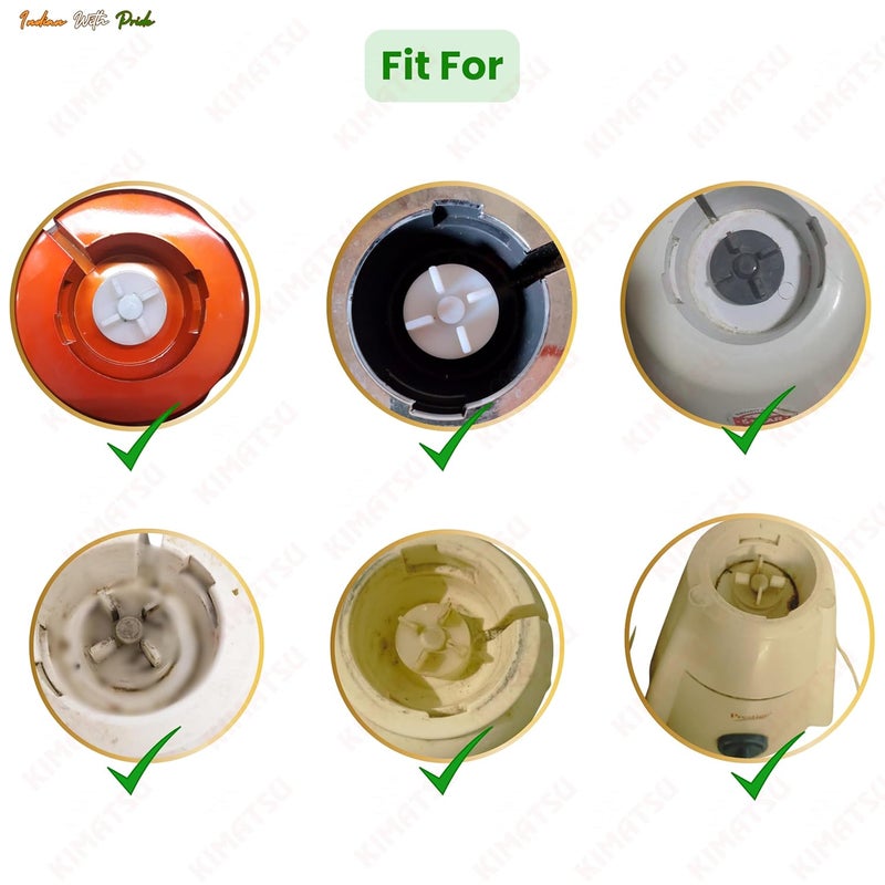 Bullet Food Grade Unbreakable Polycarbonate 350 & 500 ML Jars Suitable for all Regular mixer grinders with 4 teeth couplers and 2 Locking system Opposite side  - Image 4