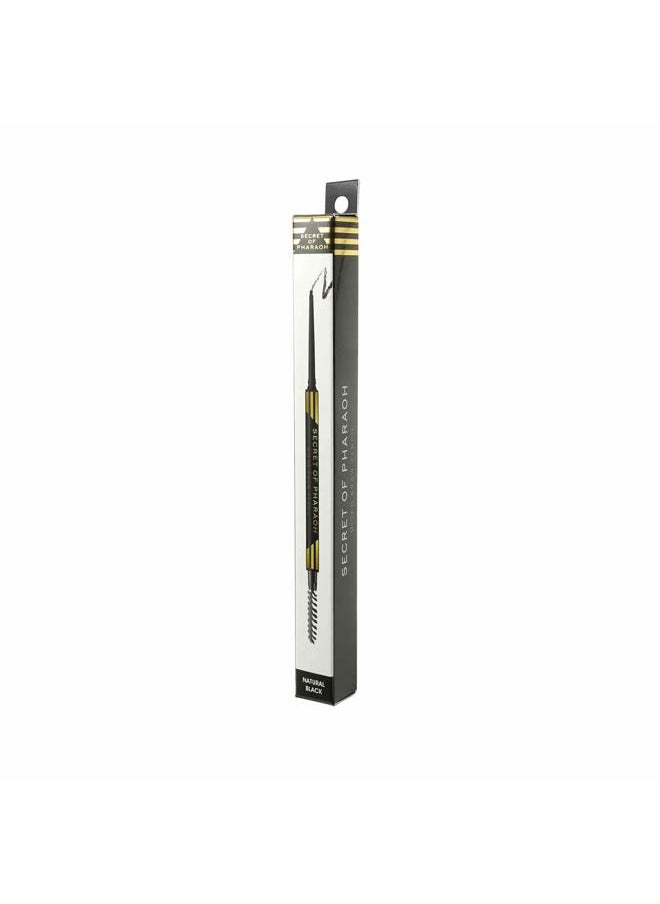 EBIN NEW YORK Micro Brow Pencil Natural Black | Ultra-Thin Tip for Precise Hair-Like Strokes | Defines Brows | Soft Smudging Brush | Water-Resistant & Cruelty-Free  - Image 2