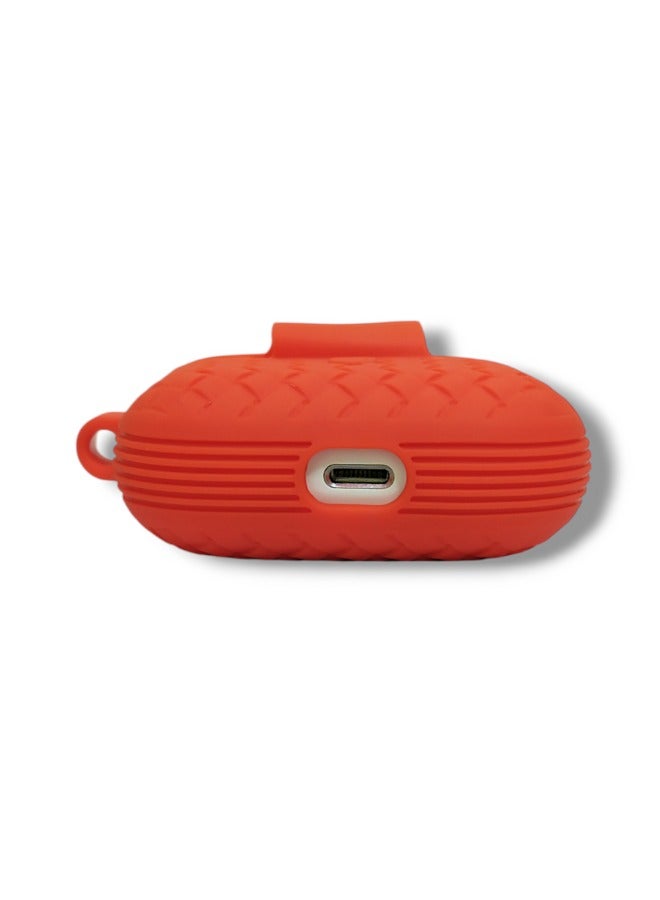 AirPods Pro Silicone Case with Stylish Ribbed Design - Red  - Image 3