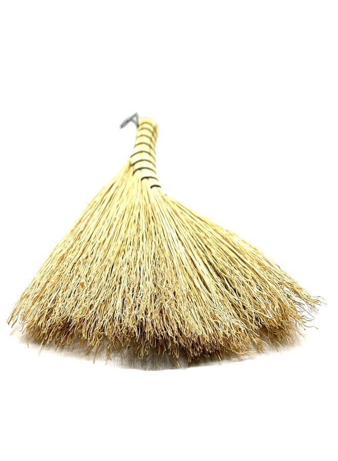 Bodundirect Corn Mini Whisk Broom Dust Brush Home Office Cleaning Tool 100% Handmade for Floor Cleaning Sweeping Outdoor Car Porch Debris Dust Dirt Driveways Sidewalks Halloween (Black Knot) - Image 3