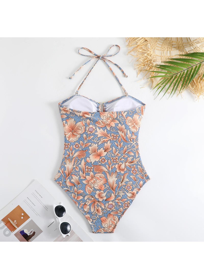 2-Piece Women Swimsuit with Skirt Holiday Beach Dress Female Retro Swimwear Vintage Surf Wear Summer - Image 4