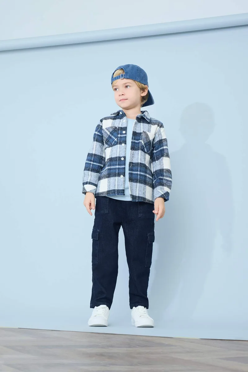 ديفاكتو Baby Boy Balloon Fit Straight Leg Jeans