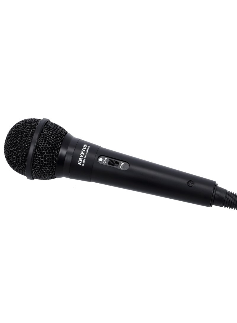 KRYPTON Dynamic Microphone with Two Way Connector Cable - Image 1