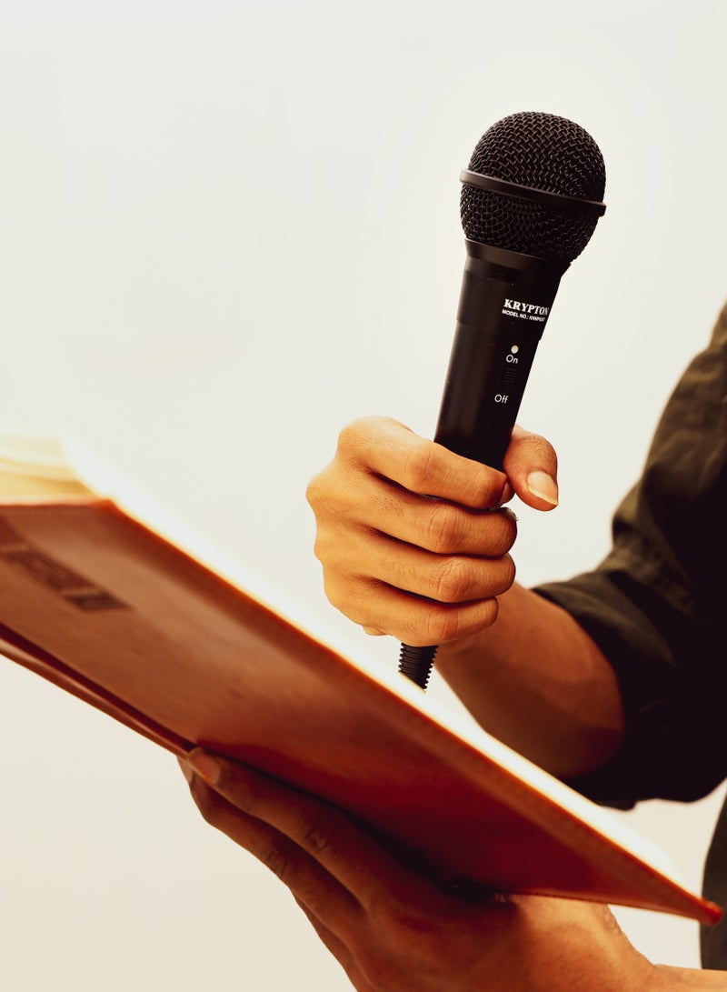 KRYPTON Dynamic Microphone with Two Way Connector Cable - Image 3