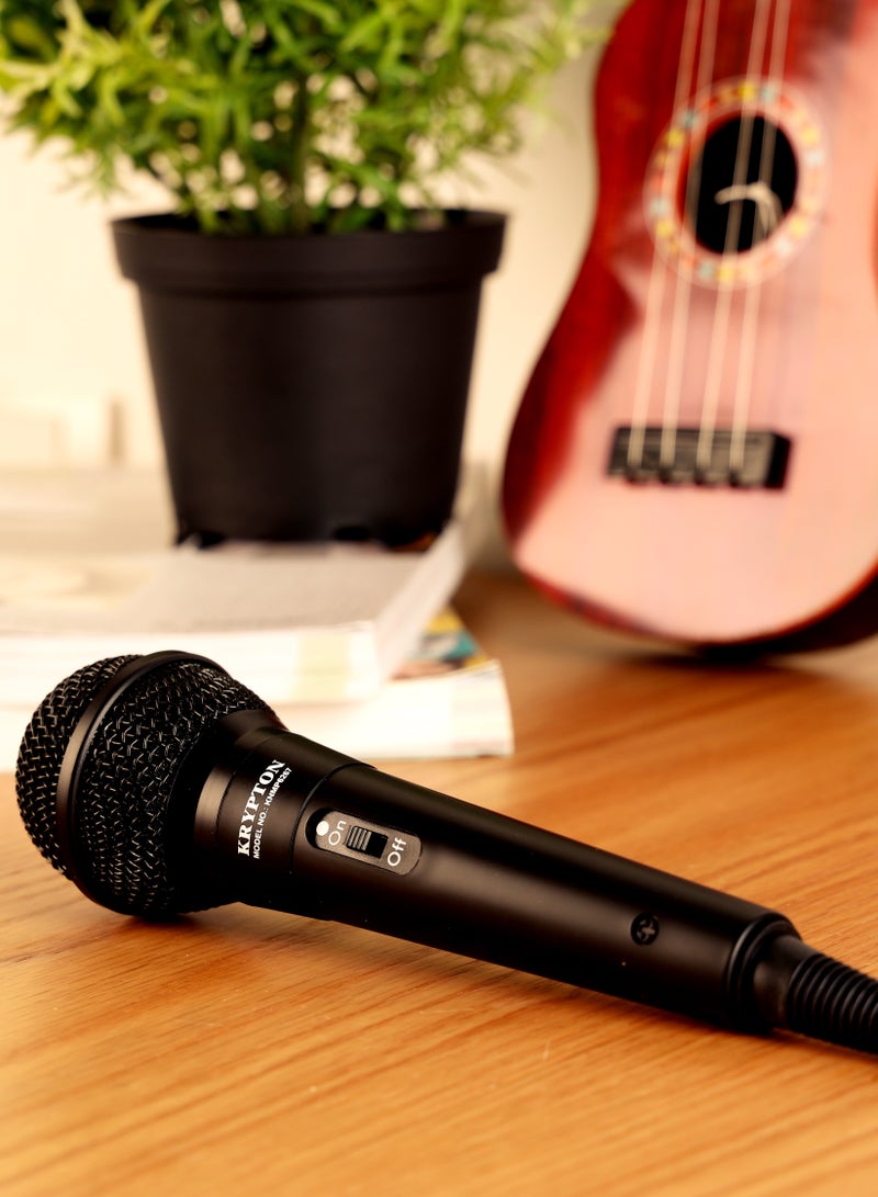 KRYPTON Dynamic Microphone with Two Way Connector Cable - Image 2