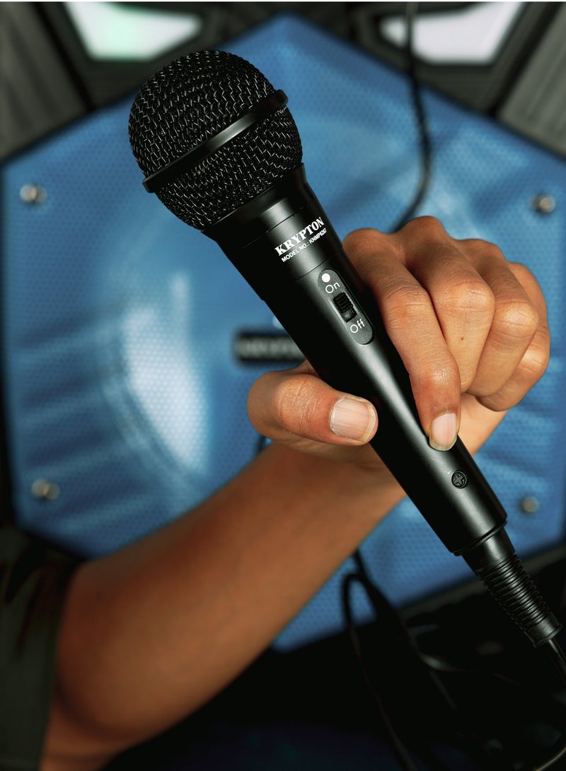KRYPTON Dynamic Microphone with Two Way Connector Cable - Image 4