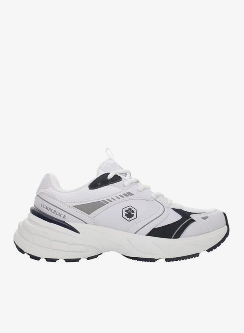 Women MONEY Panelled Lace-Up Sneakers