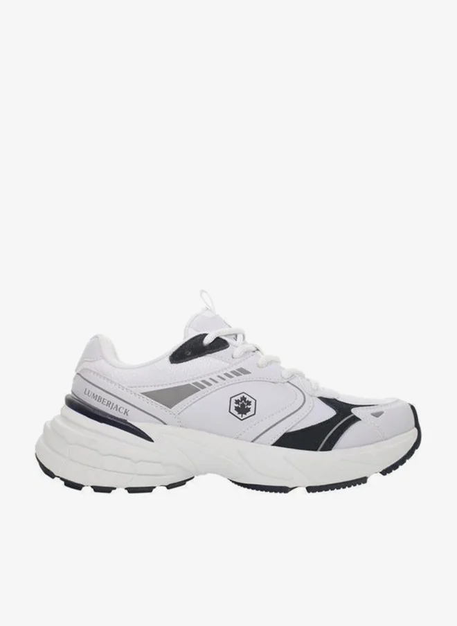 لامبرجاك حذاء رياضي نسائي برباط مزين بالدانتيل