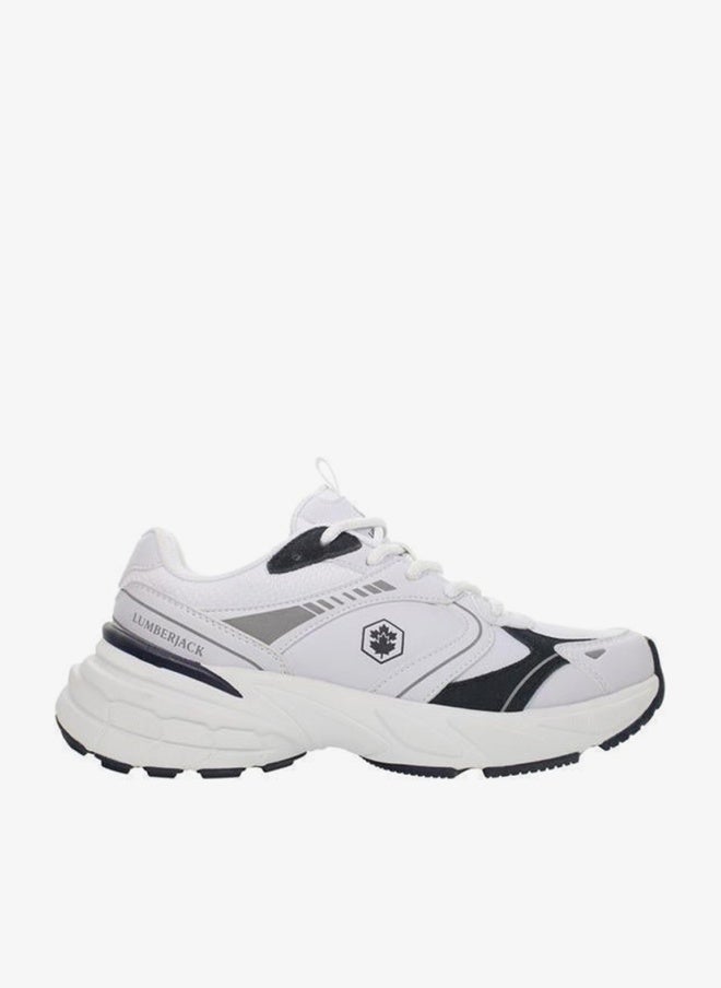 LUMBERJACK Women MONEY Panelled Lace-Up Sneakers - Image 1