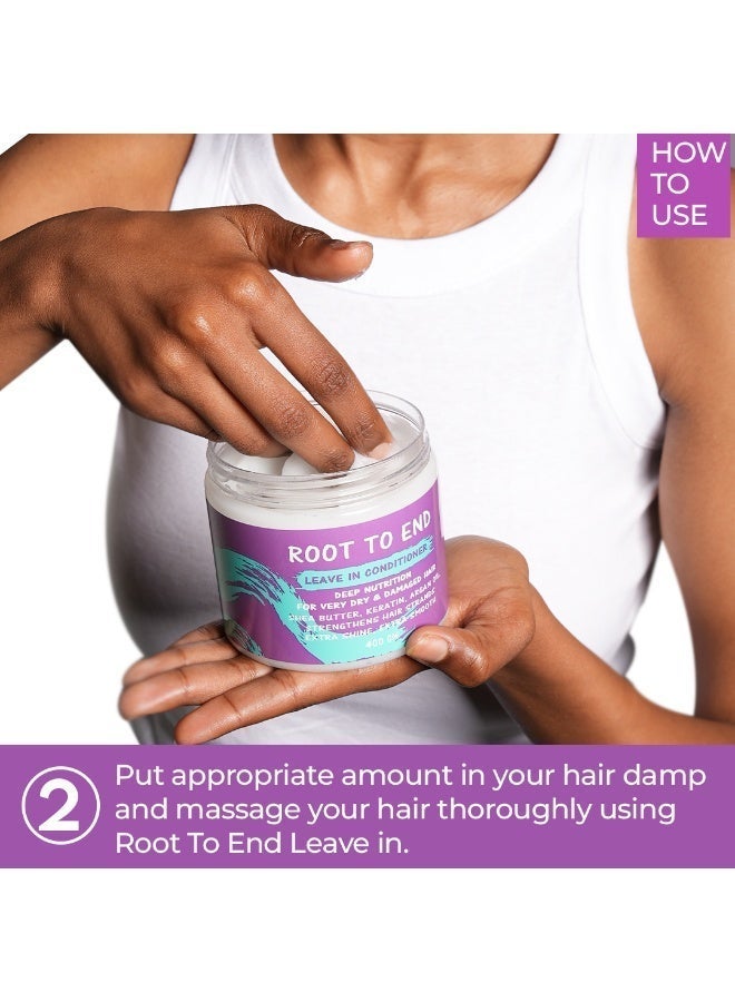Root To End leave in conditioner leave in conditioner 400ML - Image 5