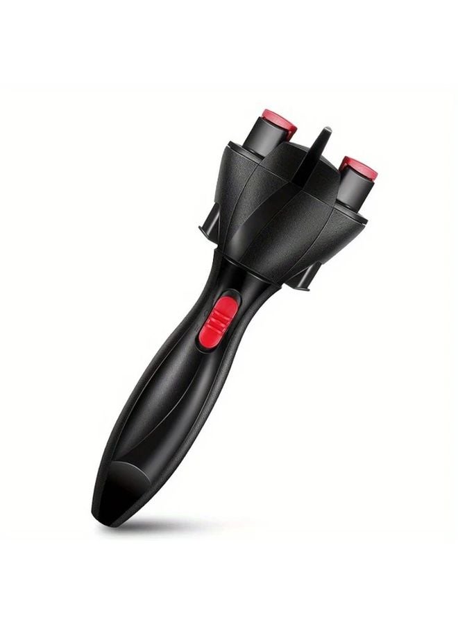 Black Automatic Braiding Tool One Button Rotary Hair Styling For Women Craft Enthusiasts - Image 2