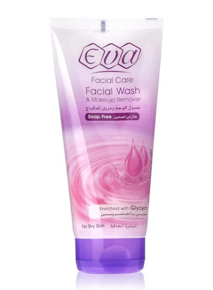 إيفا غسول وجه ومزيل للمكياج للبشرة الجافة من ايفا - 150 مل