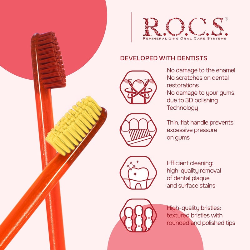 Rocs Toothbrush ROCS Red Edition - Image 3