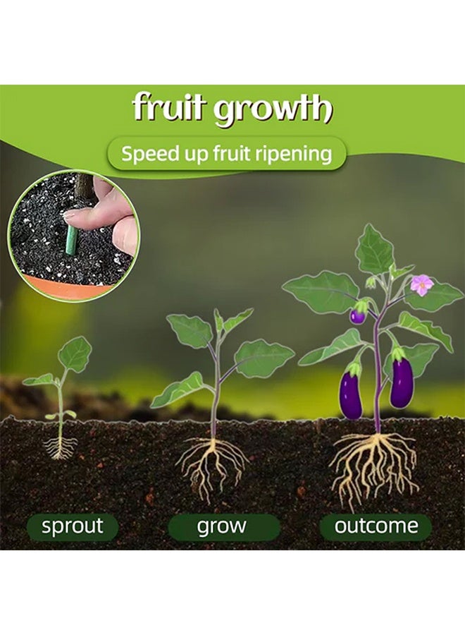 MOONSPRY 18PCS Plant Fertilizer Spikes, Household Flower Fertilizer, Plant Growth Food Spikes For Indoor Outdoor, Growth Plant Food Sticks Continuous Feeding For all Flowering And Foliage Houseplants - Image 3