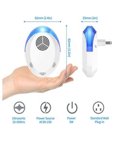 McDou 4pcs household environmentally friendly rat repellent, cockroach mosquito and mite ultrasonic animal repeller electronic insect repellent  - Image 3