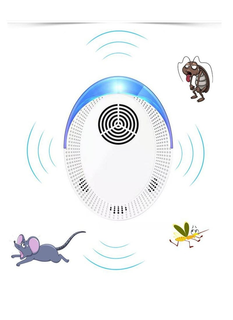 4pcs household environmentally friendly rat repellent, cockroach mosquito and mite ultrasonic animal repeller electronic insect repellent