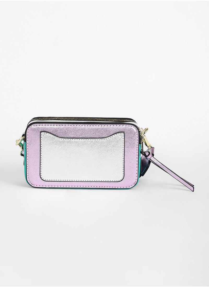 The Block Box Sling Bag - Flamingo Pink