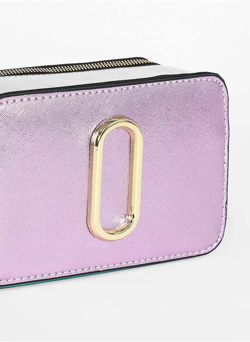 Haute Sauce The Block Box Sling Bag - Flamingo Pink