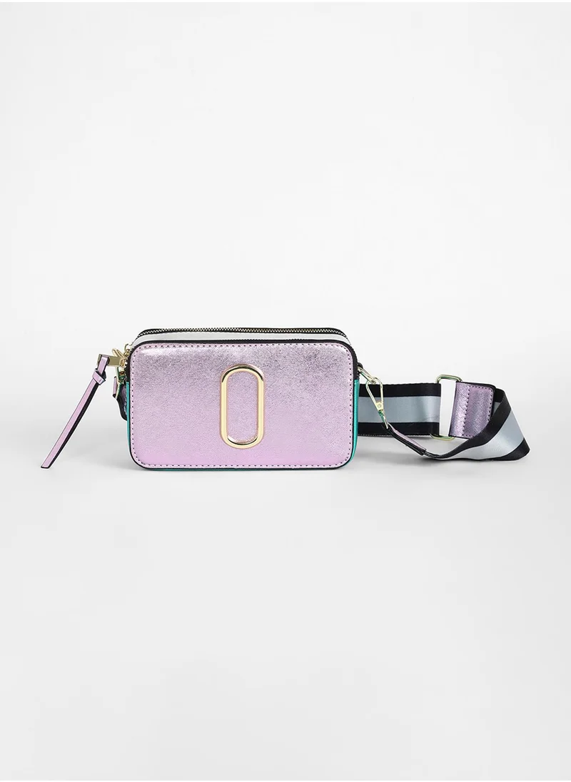 Haute Sauce The Block Box Sling Bag - Flamingo Pink
