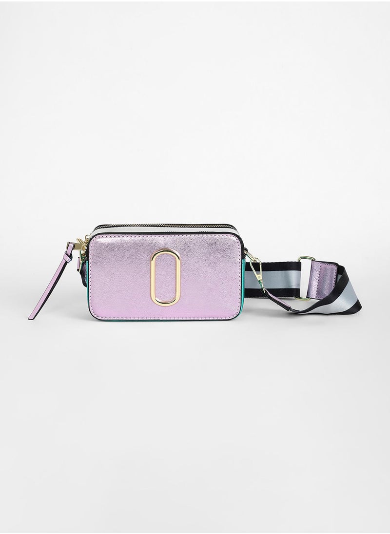 Haute Sauce The Block Box Sling Bag - Flamingo Pink  - Image 4