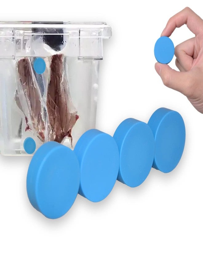 T-mark 4 Pack Sous Vide Magnets, Keep Bags Submerged and in Place-Prevent Floating Bags and Undercooking Food Safe Silicone and Stainless Steel Better Performance than Magnets, Clips or Rack - Image 1