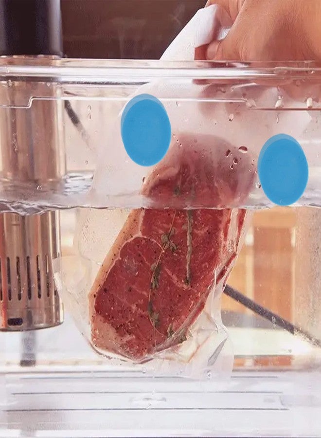 T-mark 4 Pack Sous Vide Magnets, Keep Bags Submerged and in Place-Prevent Floating Bags and Undercooking Food Safe Silicone and Stainless Steel Better Performance than Magnets, Clips or Rack - Image 4