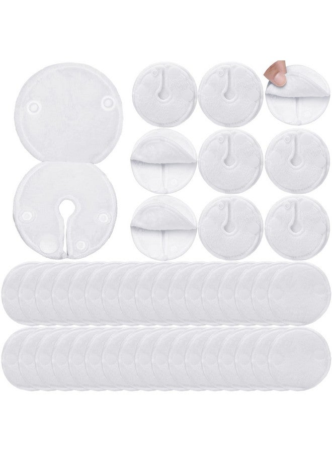 Sosation 20 Pack Feeding Tube Pads G Tube Button Pad With Cover Reusable Feeding Tube Supplies Cotton Gtube Button Covers Peritoneal Abdominal Dialysis Peg Tube Supplies For Nursing Care White - Image 1