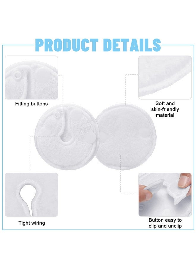 Sosation 20 Pack Feeding Tube Pads G Tube Button Pad With Cover Reusable Feeding Tube Supplies Cotton Gtube Button Covers Peritoneal Abdominal Dialysis Peg Tube Supplies For Nursing Care White - Image 2