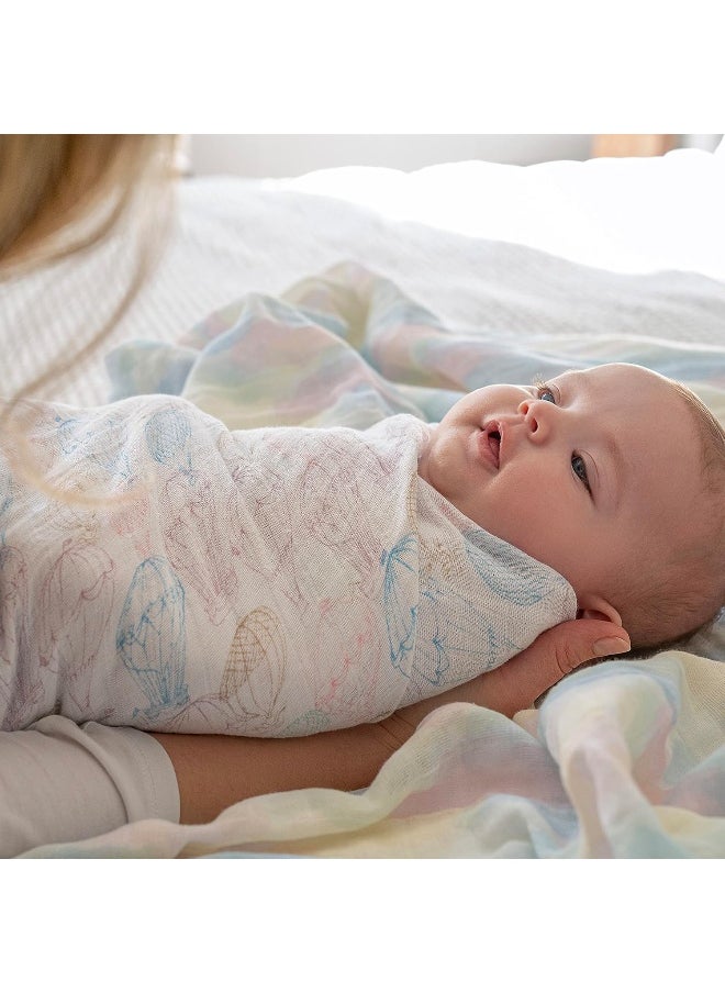 aden + anais aden + anais above the clouds Swaddle Blanket - Pack of 4  - Image 4