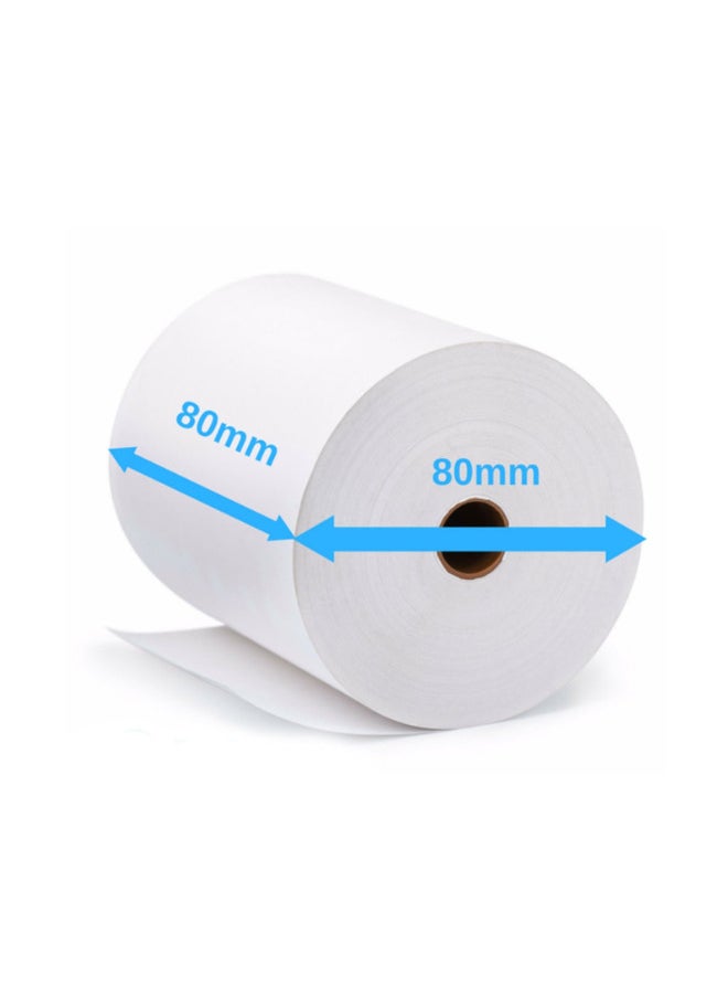 Generic 10-Piece Thermal Paper Roll White  - Image 2