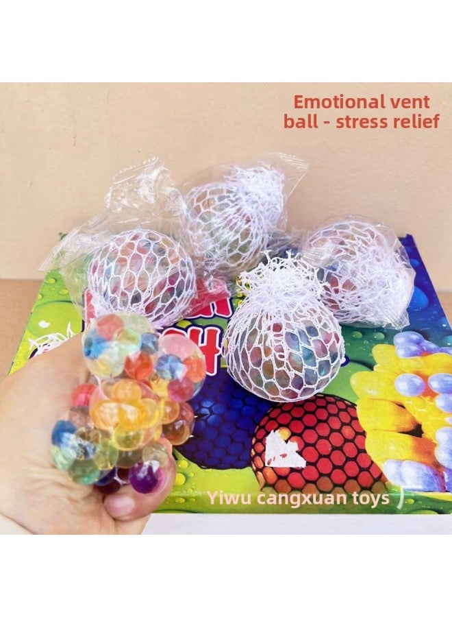 【3PCS，Only Three】Bead Squishy - Grape Ball Stress Relief Squishy Toy - Vent grape ball - Mesh Squeeze Ball, Sensory Fidget Toy, Anxiety Relief, Kids Adults Decompression, Funny Stress Ball, TikTok Viral Toy - Image 2