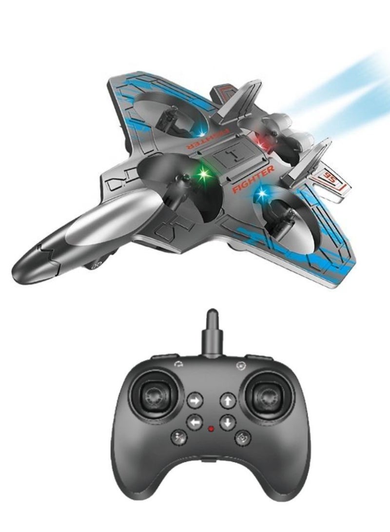 DIGI CORE RC Plane 2.4GHz Remote Control Airplane, Generation 10 Fighter Jet Toy with Pneumatic Altitude System, 360° Roll & Hover, Crash-Resistant EPP Material, Easy to Fly for Beginners & Kids Blue/Black - Image 1