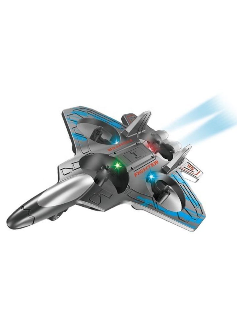 DIGI CORE RC Plane 2.4GHz Remote Control Airplane, Generation 10 Fighter Jet Toy with Pneumatic Altitude System, 360° Roll & Hover, Crash-Resistant EPP Material, Easy to Fly for Beginners & Kids Blue/Black - Image 2