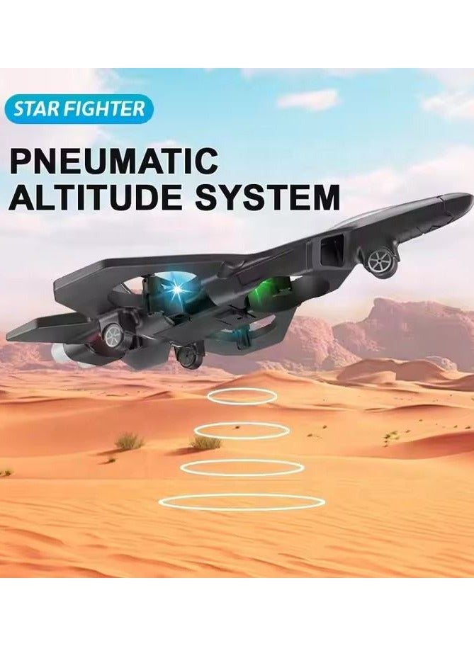 DIGI CORE RC Plane 2.4GHz Remote Control Airplane, Generation 10 Fighter Jet Toy with Pneumatic Altitude System, 360° Roll & Hover, Crash-Resistant EPP Material, Easy to Fly for Beginners & Kids Blue/Black - Image 3