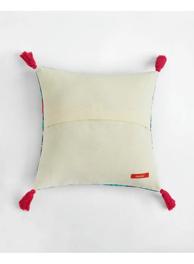 Chumbak Begum's Baag Kutch Cushion Cover 16"