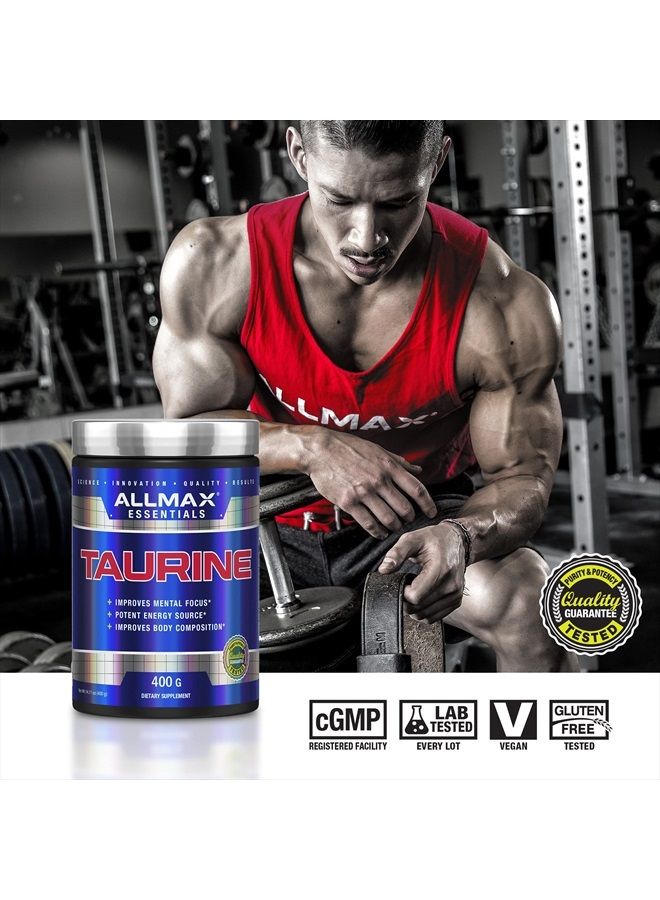 AllMax Nutrition Taurine - 400 g - 14 oz - Image 2