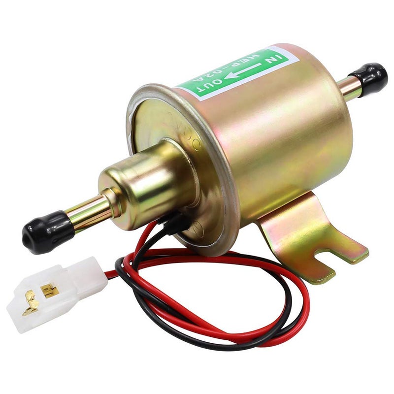 SOLLON Electric Fuel Pump 12V Universal Low Pressure 12 Volt Transfer Inline Fuel Pump for Lawn Mower Carburetor Gas Diesel Engine 2.5-4psi HEP-02A - Image 4
