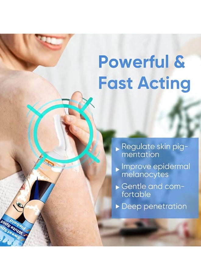 SOL LORA - Vitiligo Ointment  Skin Vitiligo Treatment  Vitiligo Care Cream Reduces White Spots and Improves Skin Pigmentation (20g) - Image 1