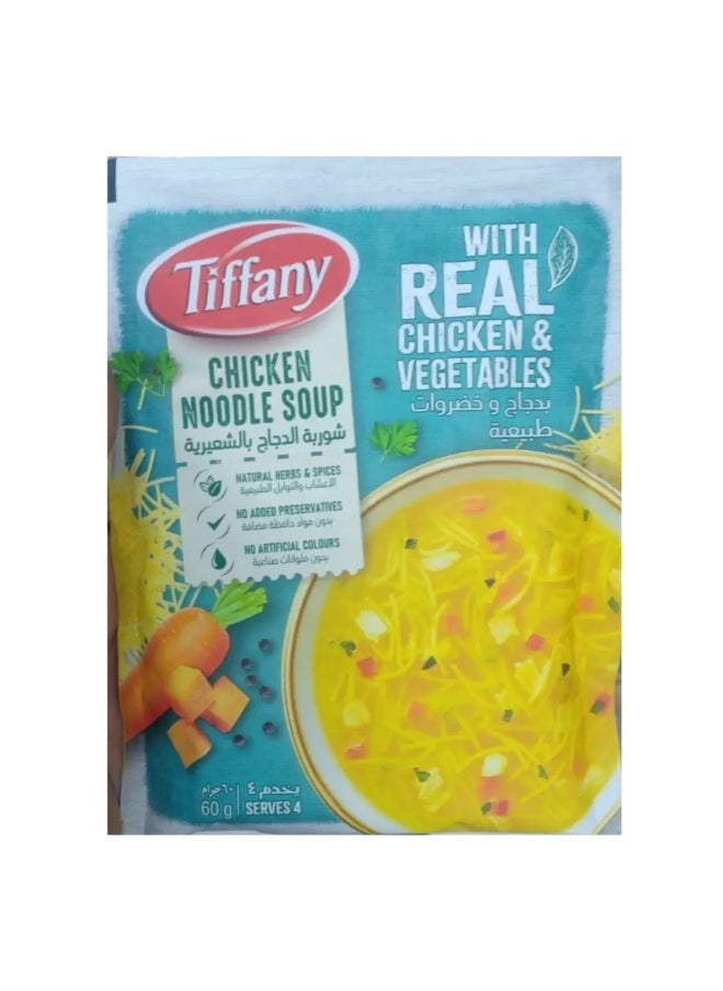 Tiffany Tiffany Chicken Noodle Soup With Real Chicken And Vegetables- 60gms 