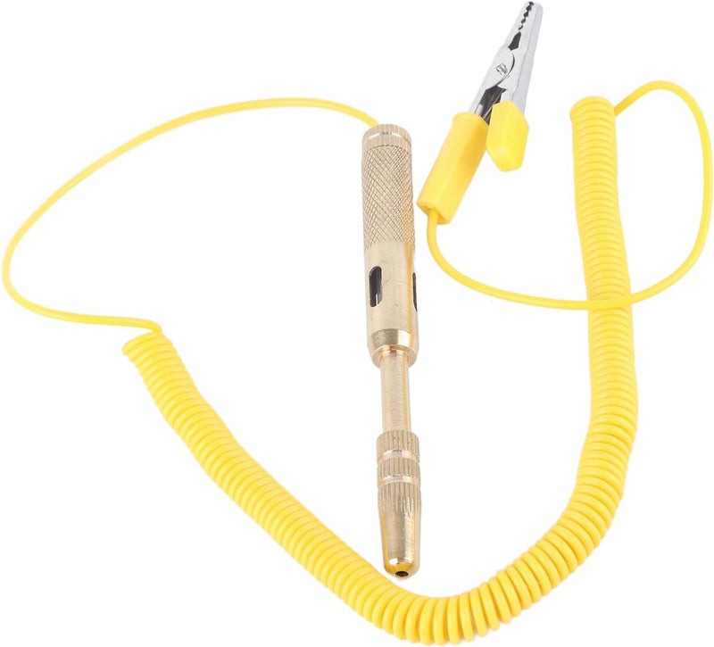 Fuse Tester Tool Automotive Circuit Voltage Tester 6V/12V/24V DC Long Wire Pen Style Electrical Probe with Bulb for Car Truck (Copper) - KaberTrade - Image 4