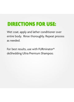 FURminator FURminator Ultra Premium deShedding Dog Conditioner, Reduces Excess Shedding, 16 fl oz  - Image 5
