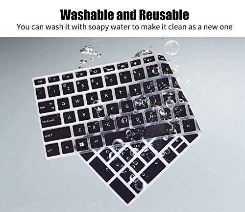 RAYA Silicone Keyboard Cover for HP Pavilion 15 [ 15s-fy 15s-fq 15s-eq ] Series laptops | Also fit for HP Pavilion 15 [15-dk 15-ec ] Series Gaming Laptops (Black) - Image 3