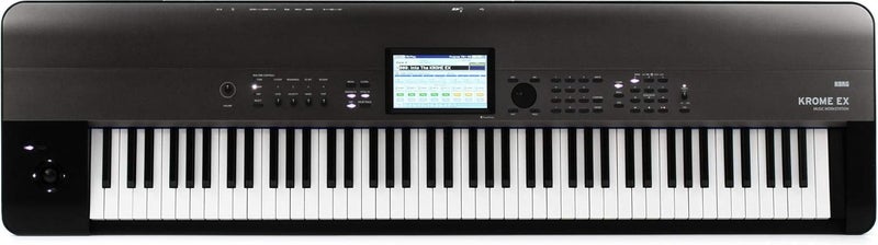 محطة عمل موسيقية Korg KROME EX ذات 88 مفتاحًا - أسود