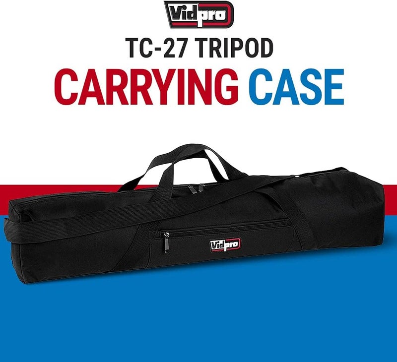 VidPro TC-27 Padded Tripod Bag carries 27-Inch Long Tripods - Image 2