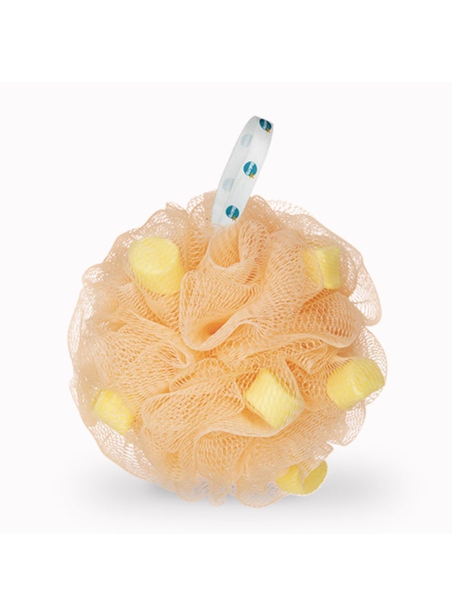 Balmy Mango & Pineapple Bath Sponge with soap pebbles 67gm  | Tropical Cleansing Sponge for a Refreshing Bath Experience - Image 4