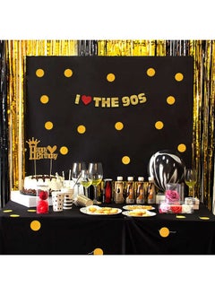 شركة ستيرلينغ جيمس لافتة I Love The 90s Glitter - ديكورات حفلات مضحكة بطابع التسعينيات، هدايا ولوازم  - Image 2