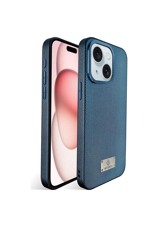 اس-توب جراب هاتف iPhone 15 مصنوع من شبكة الحرير الجليدي القابلة للتهوية والتبريد - Image 1